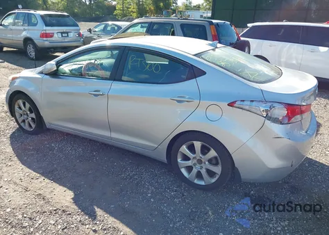 2013 Hyundai Elantra Limited из США, поврежденный, VIN 5NPDH4AE7DH164110